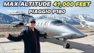 Flying the Piaggio at 41,000 Feet (Max Altitude!)