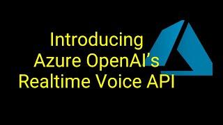 Achieve Unmatched Speed: Azure OpenAI Realtime API with Near-Zero Latency  #Azure #openai