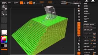 ZBrush 4r7: Creating 3D Architectural Models Using ArrayMesh