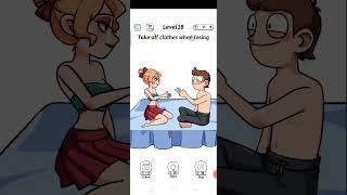 TAKE OFF CLOTHES WHEN LOSING | BRAIN GYM LEVEL 18 #gameplay #shorts #BRAYN GYM