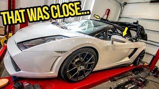 Here's How My Viewers SAVED My Cheap Lamborghini From Being Totaled (AGAIN)  - QUICK UPDATE