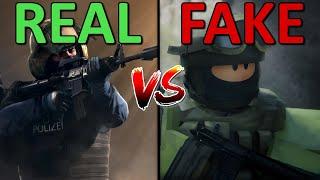REAL CSGO vs. A ROBLOX FAKE KNOCKOFF...