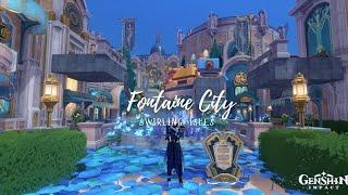 Fontaine City ️ ( W/ID ) || Serenitea Pot #genshinimpact #sereniteapot #genshin #gaming