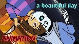 a beautiful day - UNDERTALE Animation(Apply sound effects)