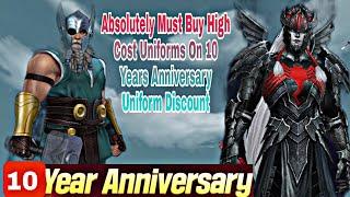 Absolutely Must Buy High Cost Uniforms On 10 Year Anniversary Uniform Discount - Marvel Future Fight