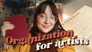 ORGANIZATION FOR ARTISTS  How I plan my week as a full time creative!