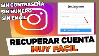 Como Recuperar mi Cuenta de Instagram Sin Correo, Sin Numero y sin contraseña 2024