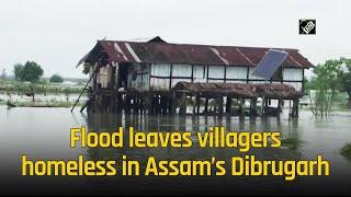 Flood leaves villagers homeless in Assam’s Dibrugarh