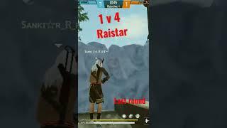 Best 1V4 clutch  subscribe please।#shorts #Raistar #RanjanGaming