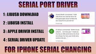 How To Fix Serial Port Driver | Port Not Show | Daig Boot | Purple Mode#iphone