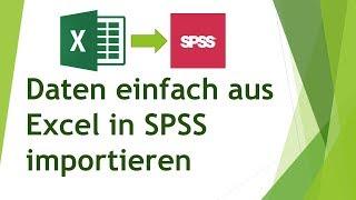 Daten aus Excel in SPSS importieren