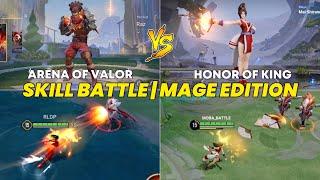 ARENA OF VALOR VS HONOR OF KING Hero Skill Battle Compare Mage Edititon 2024