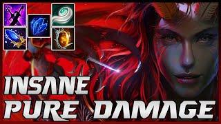 Crazy Mid Lane Queen Of Pain Monster Pure Damage Vaporized Enemy Dota 2