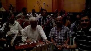 Rehearsal for a corporate event at Empire studio with Pyarelal Sharma