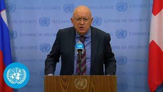 Russia on the Middle East - Security Council Media Stakeout | United Nations