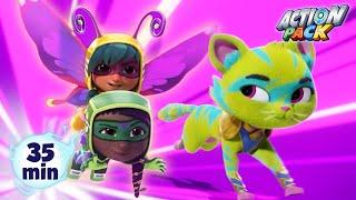 Super Meowzers Unleashed!  | Action Pack | Adventure Cartoon for Kids