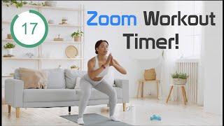 Zoom Workout Timer! How to do it with professional graphics! (Online Personal Trainers tip)