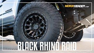 Black Rhino RAID wheels from MotorHeader India