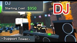 NEW TOWER BATTLES UNIT: THE DJ