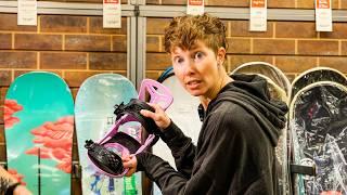 Picking out the perfect beginner snowboard kit with expert help at Sun and Ski Sports