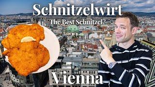 Eating at Schnitzelwirt. Best Schnitzel in Vienna?