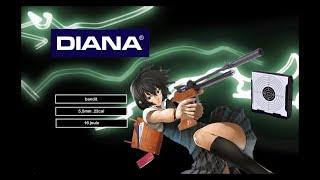 Diana Bandit 5,5mm .22 cal  pcp air pistol unboxing and first shooting