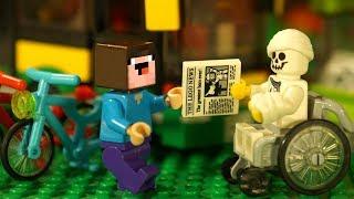 ОПЯТЬ ? ЧТО С БОРЬКОЙ ? Лего НУБик Майнкрафт - LEGO Minecraft FNAF