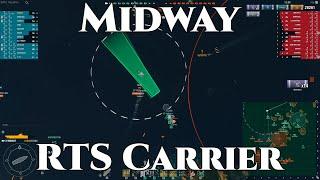 World of Warships: RTS Carrier Gameplay - Midway