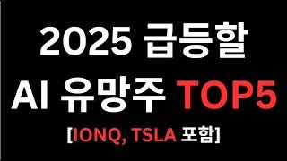 2025 미국주식 AI 유망주 TOP5 추천