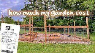 How Much It Cost To Build My Vegetable Garden | building a veggie garden