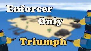 Winning With Enforcer Only, Tower Defense Simulator