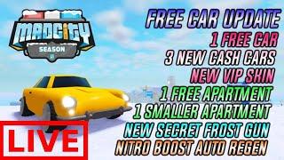 MISSION TP LEVEL 100 ||Mad City FREE CAR||ROBLOX LIVE STREAM