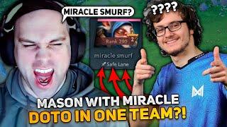 MASON with MIRACLE DOTO in ONE TEAM?! | MASAO picked WINTER WYVERN OFFLANE and DESTROYED ENEMIES!