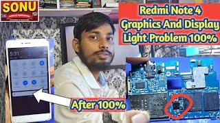 Redmi Note 4 Graphics IC And Display Light Problem 100% Solution Mi Note 4 No Display Graphics Solve