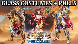 Glass Costumes Are Here! Differences Between Toon/Glass Costumes + 23 Pulls! Empires And Puzzles