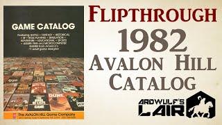 Flipthrough: The Full-Color 1982 Avalon Hill Catalog