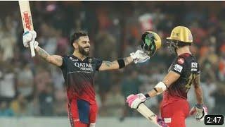 Virat kohli 100 Vs Srh batting highlights..18 may 2023..