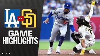 Dodgers vs. Padres Game Highlights (6/9/25) | MLB Highlights