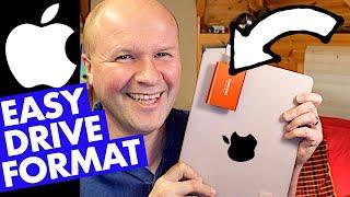 MACBOOK: How to format or delete external Hard Drive on a Macbook Pro