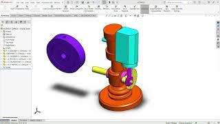 Assembly of wobbler steam engine ￼