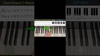 C-sharp Minor Scale  #pianotutorial #tutorial #piano #pianolessons #pianomusic #music #pianocover