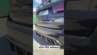 Bmw x5m f85 exhaust