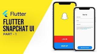 Flutter Snapchat UI Tutorial | Welcome Page | Flutter Tutorial for Beginners (Part 1)