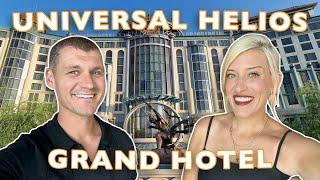 Sleeping INSIDE A Theme Park?! Universal's NEW Hotel | Helios Grand Review, Room Tour Epic Universe