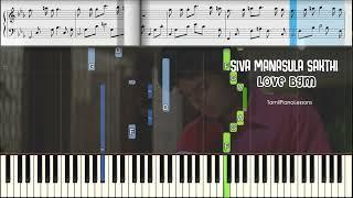 Siva Manasula Sakthi - Love BGM - Piano Tutorial | Yuvan Shankar Raja | Tamil Piano Lessons