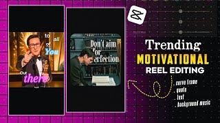 trending motivation quotes video editing | black side curve reel editing | hopecore reel tutorial