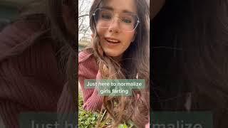 Normalize Girl Farting  #shorts #farting #fartingprank #girlfarting