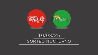 Sorteo Nocturno de Quiniela y Tómbola - 10/03/2025