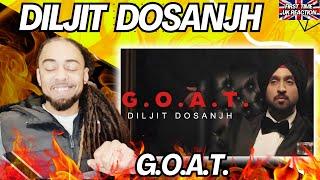 LET'S GO!!!! Diljit Dosanjh - G.O.A.T. (Official Music Video) [FIRST TIME UK REACTION]