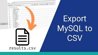 How to Export to CSV in MySQL Workbench